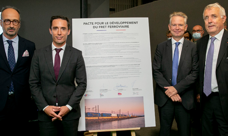 Signature du Pacte pour le développement du fret ferroviaire