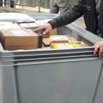 Livraison de colis en centre-ville ; Photo : ORT&L Grand Est