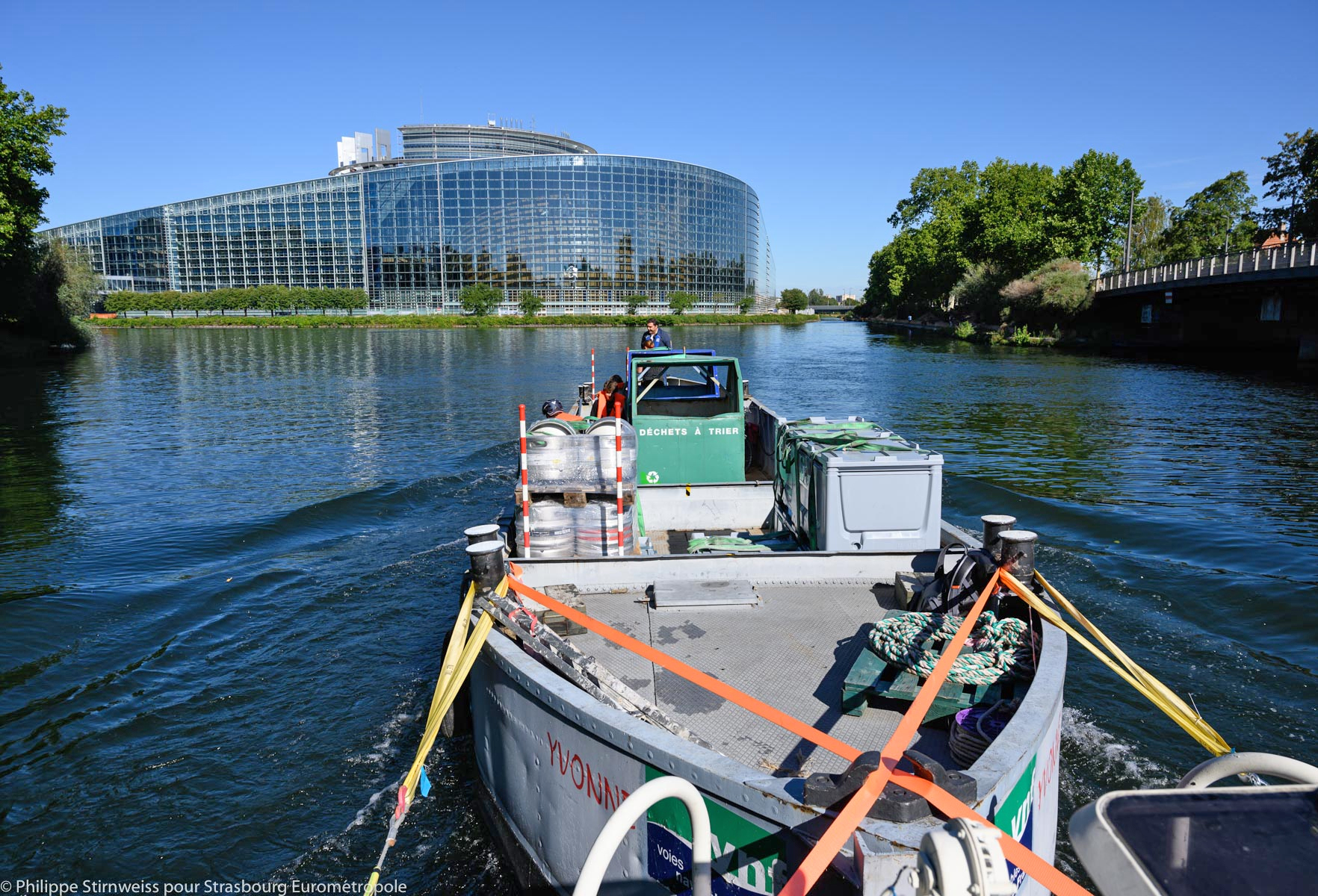 Le fluvial, fer de lance de la logistique urbaine à Strasbourg