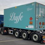 Livraison d'hydrogène par conteneur par Lhyfe ; Photo : Lhyfe