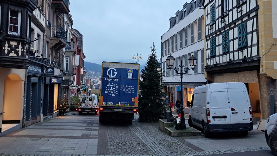 Livraison en centre-ville ; Photo : ORT&L