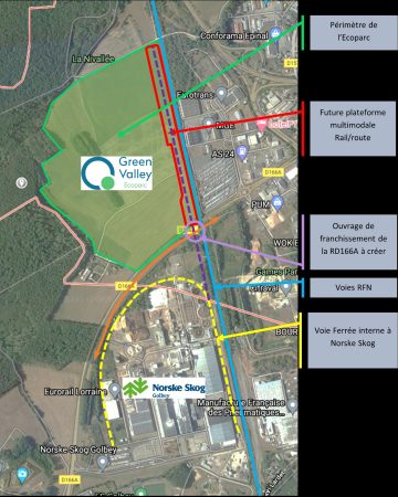 Plan de la Green Valley vosgienne