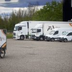 Parc de véhicules de FA Logistics du poids lourd au vélo cargo ; Photo : FA Logistics
